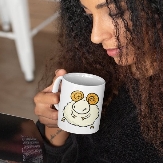 カートゥーンラムシープ コーヒーマグ コーヒーマグカップ