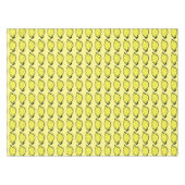 カートゥーンレモン明るい黄 テーブルクロス (正面(横))