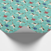 カートゥーンワイヤーキツネテリア ラッピングペーパー (角)