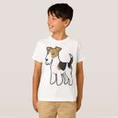 カートゥーンワイヤーキツネテリア Tシャツ (正面フル)