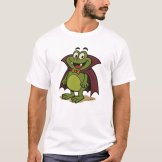 カートゥーン吸血鬼カエルTシャツ Tシャツ