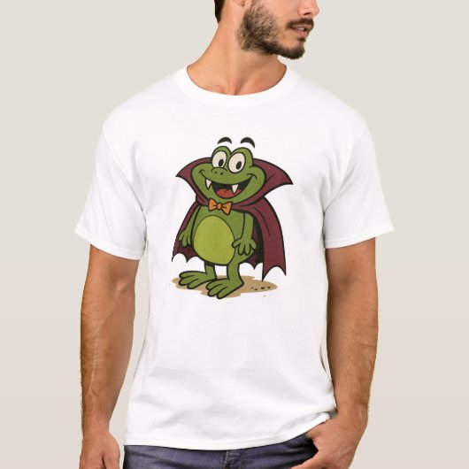 カートゥーン吸血鬼カエルTシャツ Tシャツ (正面)