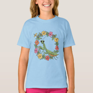 カートゥーン風カマキリとミラビリス Tシャツ