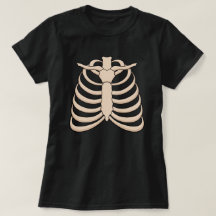 カートゥーン風リブ・ケージのハロウィンTシャツ 女性用
