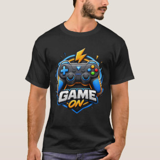 カートゥーン3DゲームコントローラーロゴTシャツデザイン Tシャツ