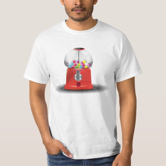 カートゥーン ガムボール キャンディマシン Tシャツ (正面)