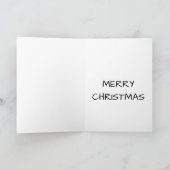 カートゥーン クリスマスカード カード (内部)
