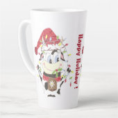 『カートゥーン・コぶら下がったウズ・クリスマス・ライトズ・ホリデー』 カフェラテマグ (左アングル)