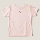 カートゥーン コウモリ ピーチ トドラーTシャツ (デザイン裏面)