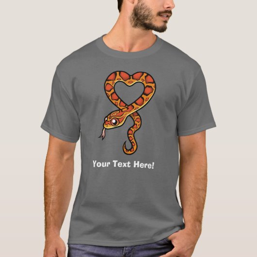 カートゥーン・スネーク Tシャツ (正面)