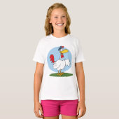 カートゥーン・チキン Tシャツ (正面フル)