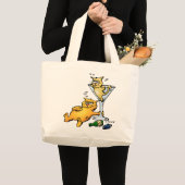 カートゥーン バッグ カクテルと子猫 (正面(商品))