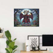 カートゥーン バフォメット ポスター (ホームオフィス)