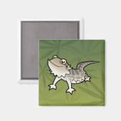 カートゥーン・ビアード・ドラゴン / ランキン・ドラゴン マグネット (正面/裏面)