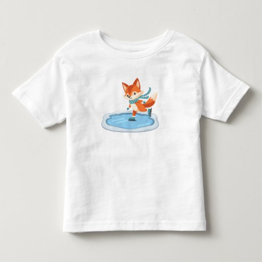 カートゥーン・フォックスのスケート トドラーTシャツ (正面)