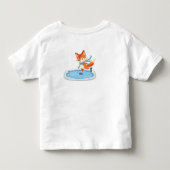 カートゥーン・フォックスのスケート トドラーTシャツ (裏面)