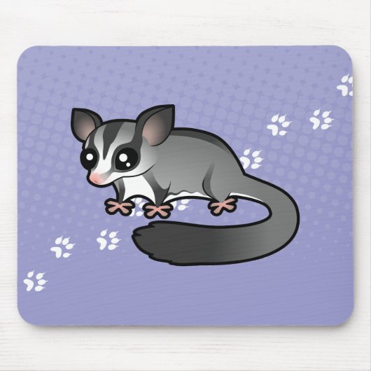 カートゥーン フクロモモンガ マウスパッド (正面)