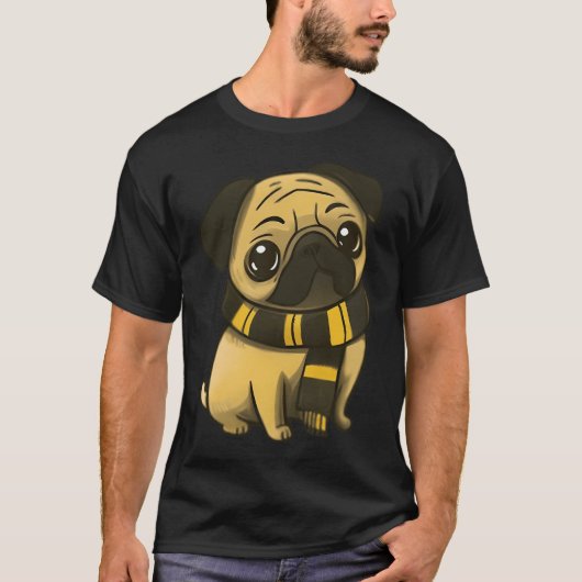カートゥーン・マジック・パグ・パピー Tシャツ (正面)
