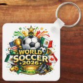 カートゥーン ワールド サッカー 2026 キーホルダー (裏面)