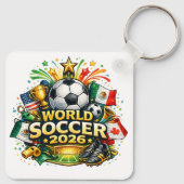 カートゥーン ワールド サッカー 2026 キーホルダー (裏面)