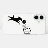 カートゥーン 動物 バスケットボール Case-Mate iPhoneケース (裏面 (横))