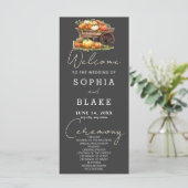 カートオブカボンプキンス秋シャドーグレー結婚式 プログラム (スタンド正面)