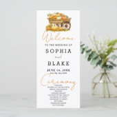 カートオブカボンプキンス秋ホワイト結婚式 プログラム (スタンド正面)