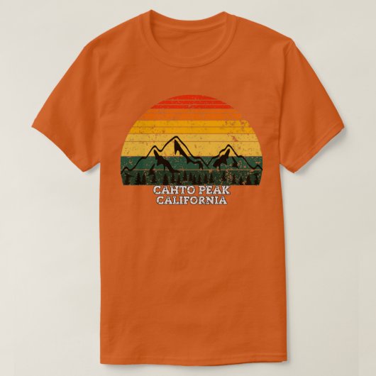 カートピークカリフォルニア Tシャツ (デザイン正面)