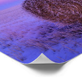 カートライトノース近くの冬のストローのベール ポスター (角)