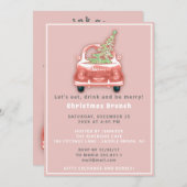 カートラックメリークリスマスブランチディナーバラ 招待状 (正面/裏面)