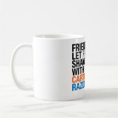 カートリッジかみそりのマグを避けて下さい コーヒーマグカップ (左)