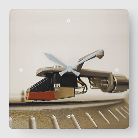 カートリッジマクロショット –  スクエア壁時計 (正面)