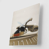 カートリッジマクロショット –  スクエア壁時計 (傾斜)