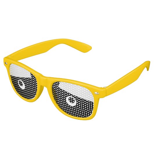 カートンおもしろい漫画サッドアイズパーティーサングラス レトロサングラス (アングル)