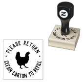 カートンを返して | Eggsカートンスタンプ ラバースタンプ (押印)