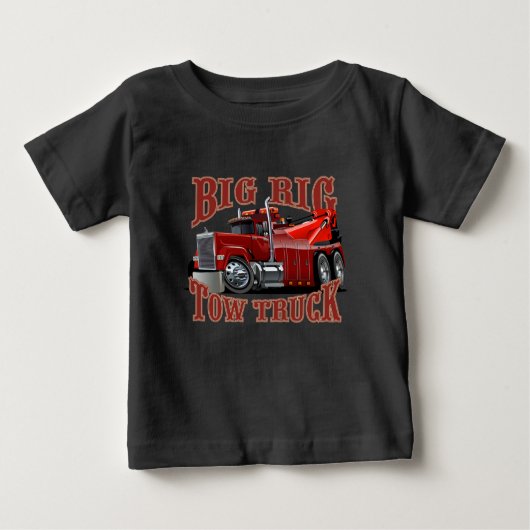 カートン牽引車 ベビーTシャツ (正面)