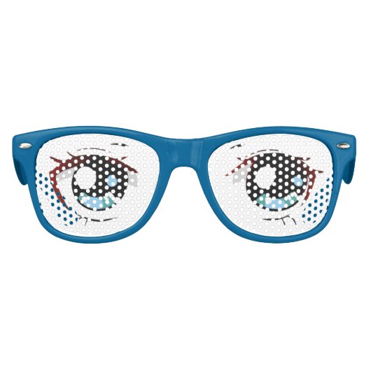 カートン開いた目 キッズサングラス (正面)