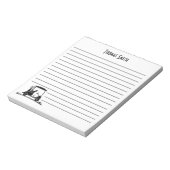 カート名のゴールデンレトリバー ノートパッド (回転)