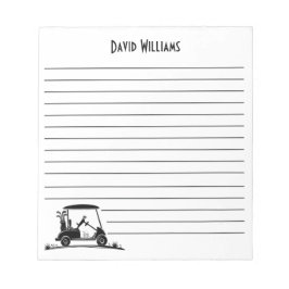 カート名のジャック・ラッセル・テリア ノートパッド