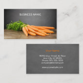 カート/ファームビオーガニックジネスカードテンプレート 名刺 (正面/裏面)