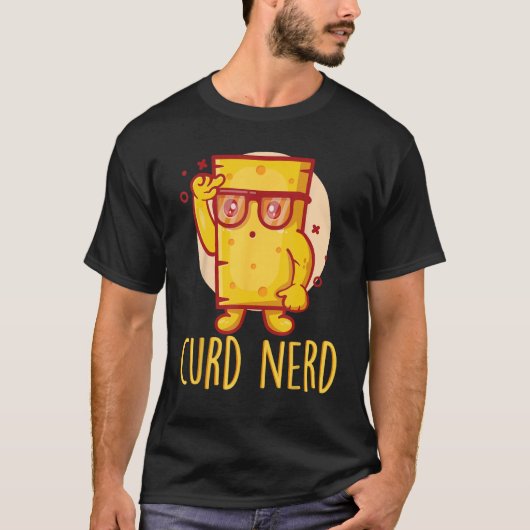 カードおたくおいしいスライス溶融食品チーズ Tシャツ (正面)