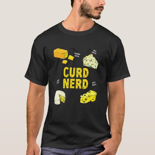 カードおたく違う一種のチーズ中毒者 Tシャツ (正面)