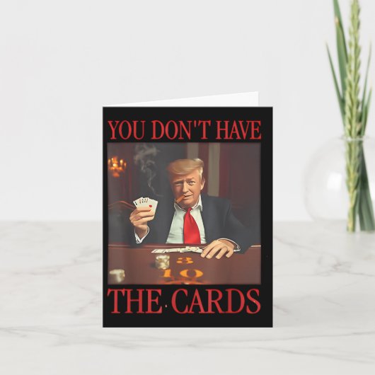 カードおもしろいを持っていないトランプ カード (正面)