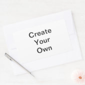 カードから帽子からマグカップまで。 長方形シール (封筒)