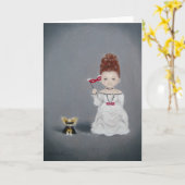 カードか友人-仮面舞踏会カード カード (黄色い花)