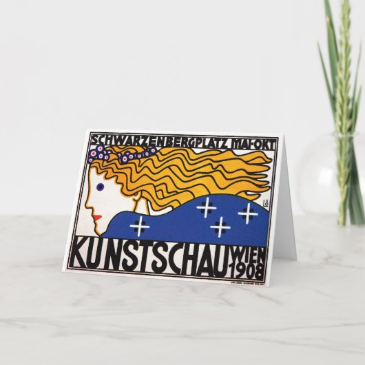 カードかInvitiation: Kunstschau Wien (美術展) 招待状 (正面)
