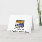 カードかInvitiation: Kunstschau Wien (美術展) 招待状 (裏面)