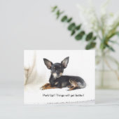 カードがアップする ポストカード (スタンド正面)