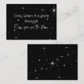 カードが十分に暗い時だけ感動的 ノートカード (正面/裏面)