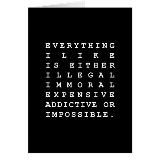 カードが好きなものすべて (正面)